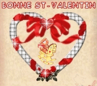Gif animé bonne Saint Valentin coeur